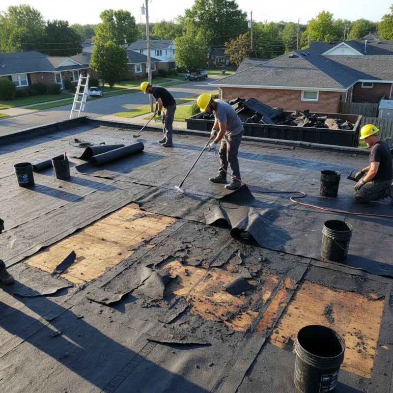 Flat Roof Leak Repair